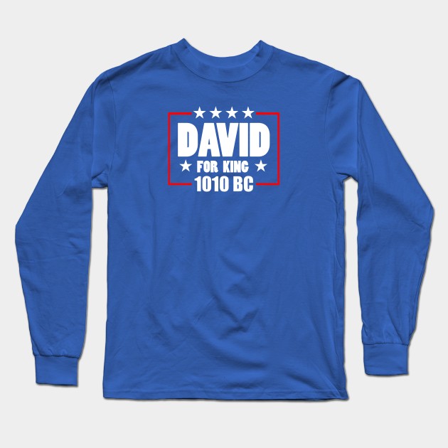 David for King - 1010BC Long Sleeve T-Shirt by SHEPHERDboi